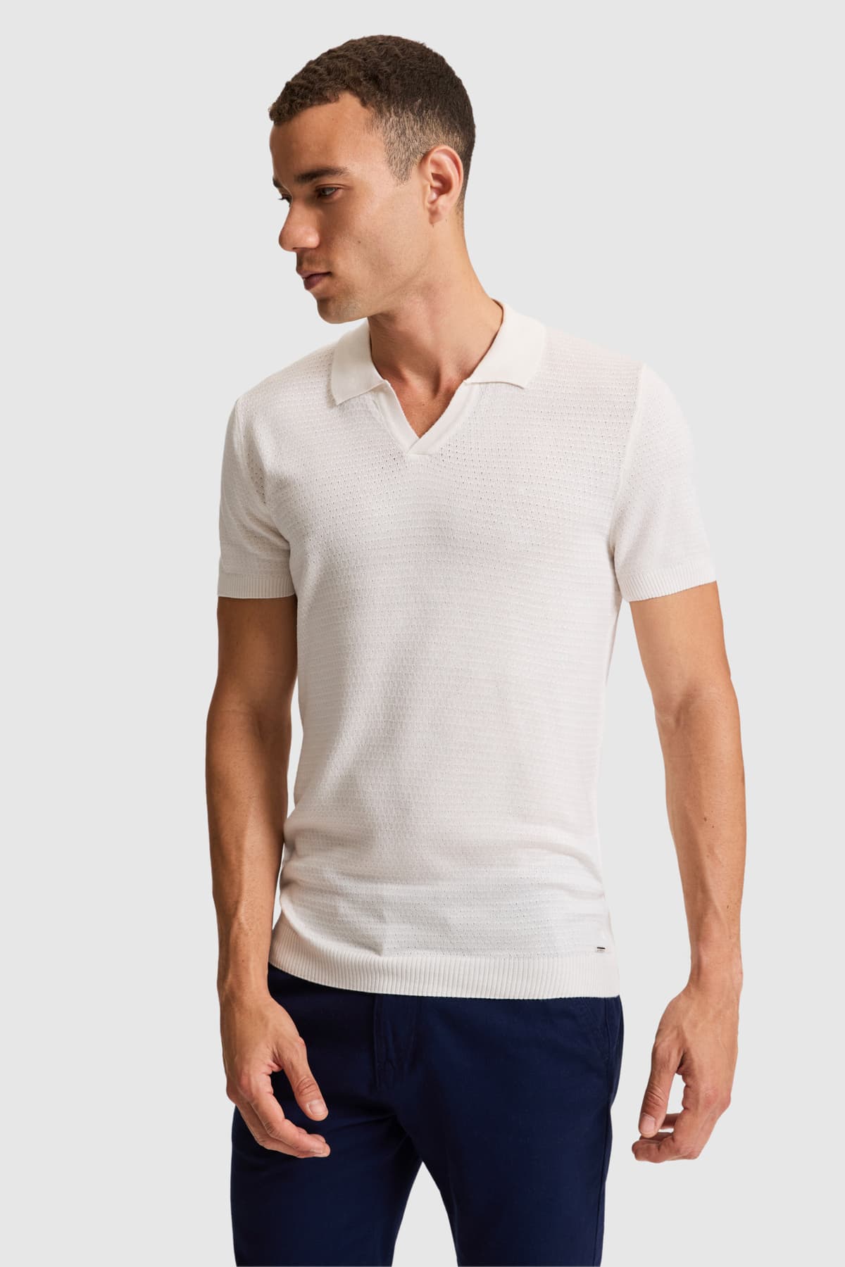 تیشرت مردانه U.S. Polo Assn. تریکو یقه پولو کرم مدل 50324293-VR071 تیشرت مردانه U.S. Polo Assn. تریکو یقه پولو کرم مدل 50324293-VR071