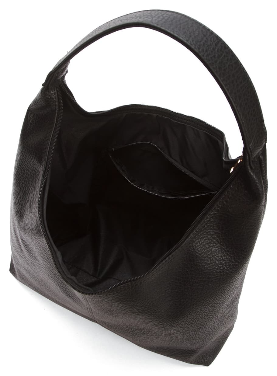 کیف زنانه بزرگ مشکی شانهای و توت Adelina Bags با بافت نرم و فرم آزاد کیف زنانه بزرگ مشکی شانهای و توت Adelina Bags با بافت نرم و فرم آزاد