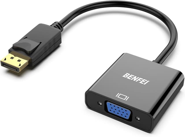 مبدل BENFEI DisplayPort به VGA روکش طلا نر به ماده مبدل BENFEI DisplayPort به VGA روکش طلا نر به ماده