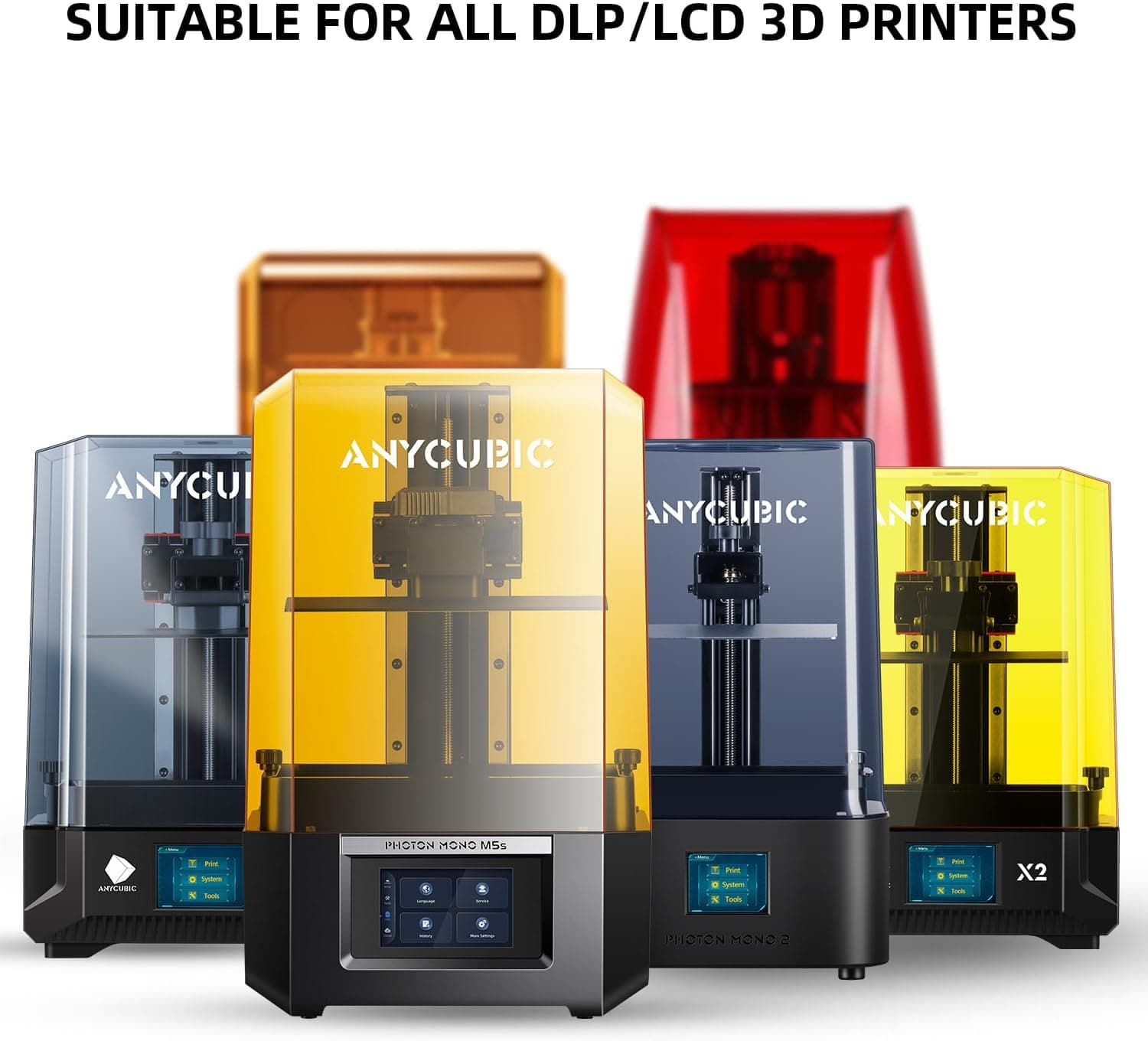 رزین چاپ سه بعدی ANYCUBIC فوتوپلیمر UV 405nm برای پرینتر LCD خاکستری 1kg رزین چاپ سه بعدی ANYCUBIC فوتوپلیمر UV 405nm برای پرینتر LCD خاکستری 1kg