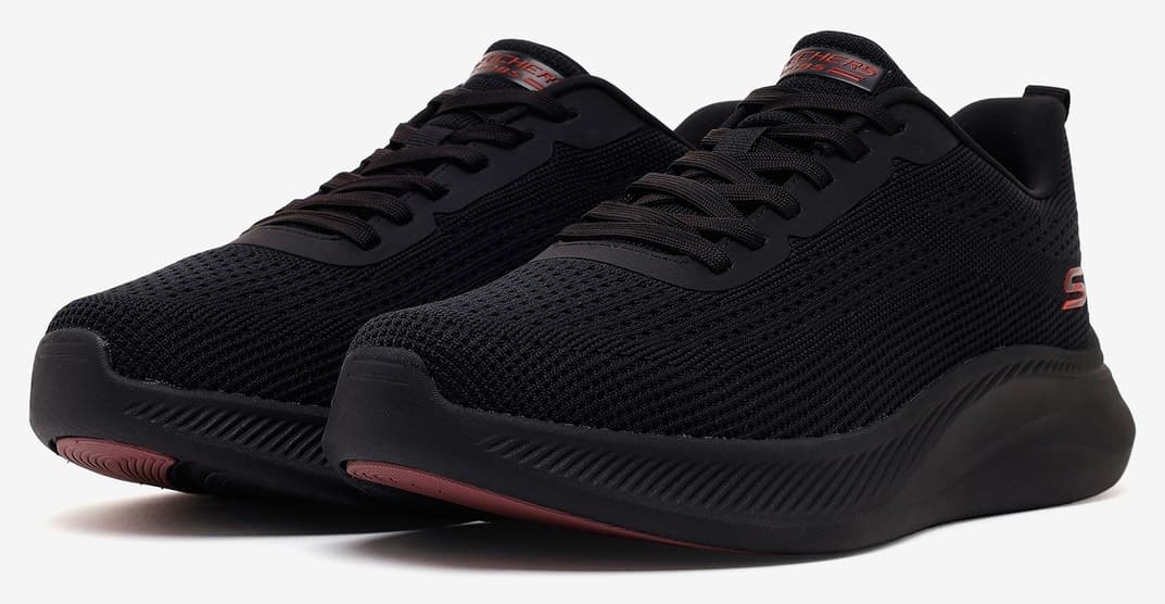 کفش ورزشی مردانه Skechers مشکی BOBS MODA FLEX مدل 118155TK BBK کفش ورزشی مردانه Skechers مشکی BOBS MODA FLEX مدل 118155TK BBK
