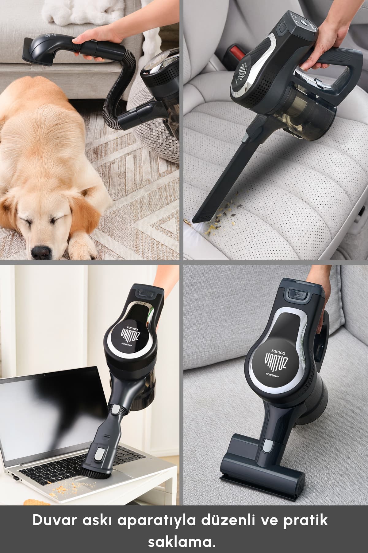 جاروبرقی ایستاده Karaca Power Up Pro مشکی کروم 350 W جاروبرقی ایستاده Karaca Power Up Pro مشکی کروم 350 W