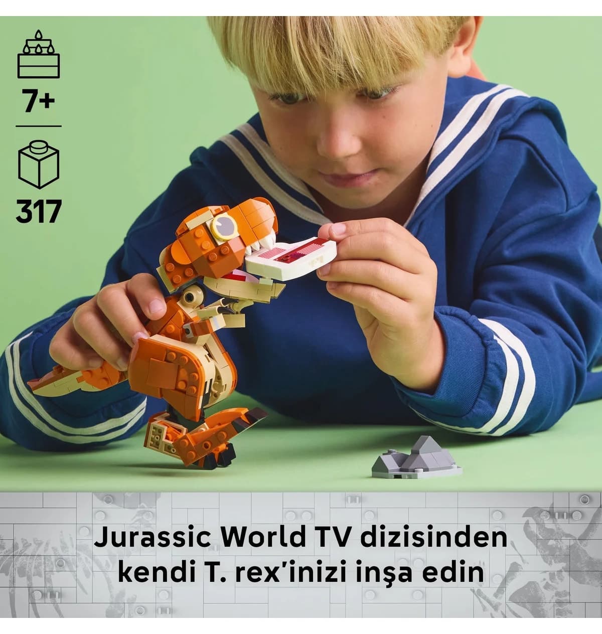 لگو Jurassic World مدل Küçük Eatie T. rex 76967 با 317 قطعه لگو Jurassic World مدل Küçük Eatie T. rex 76967 با 317 قطعه