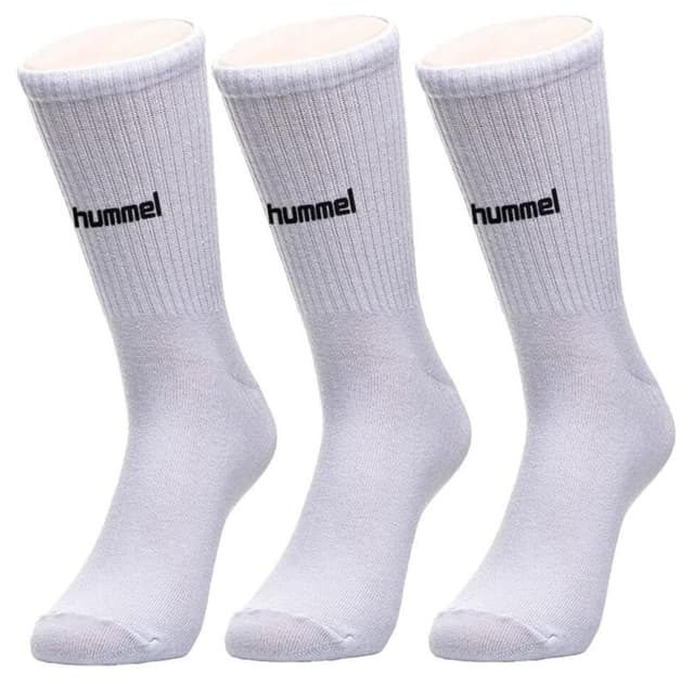 جوراب تمرینی hummel Maxı سفید بسته 3تایی جوراب تمرینی hummel Maxı سفید بسته 3تایی
