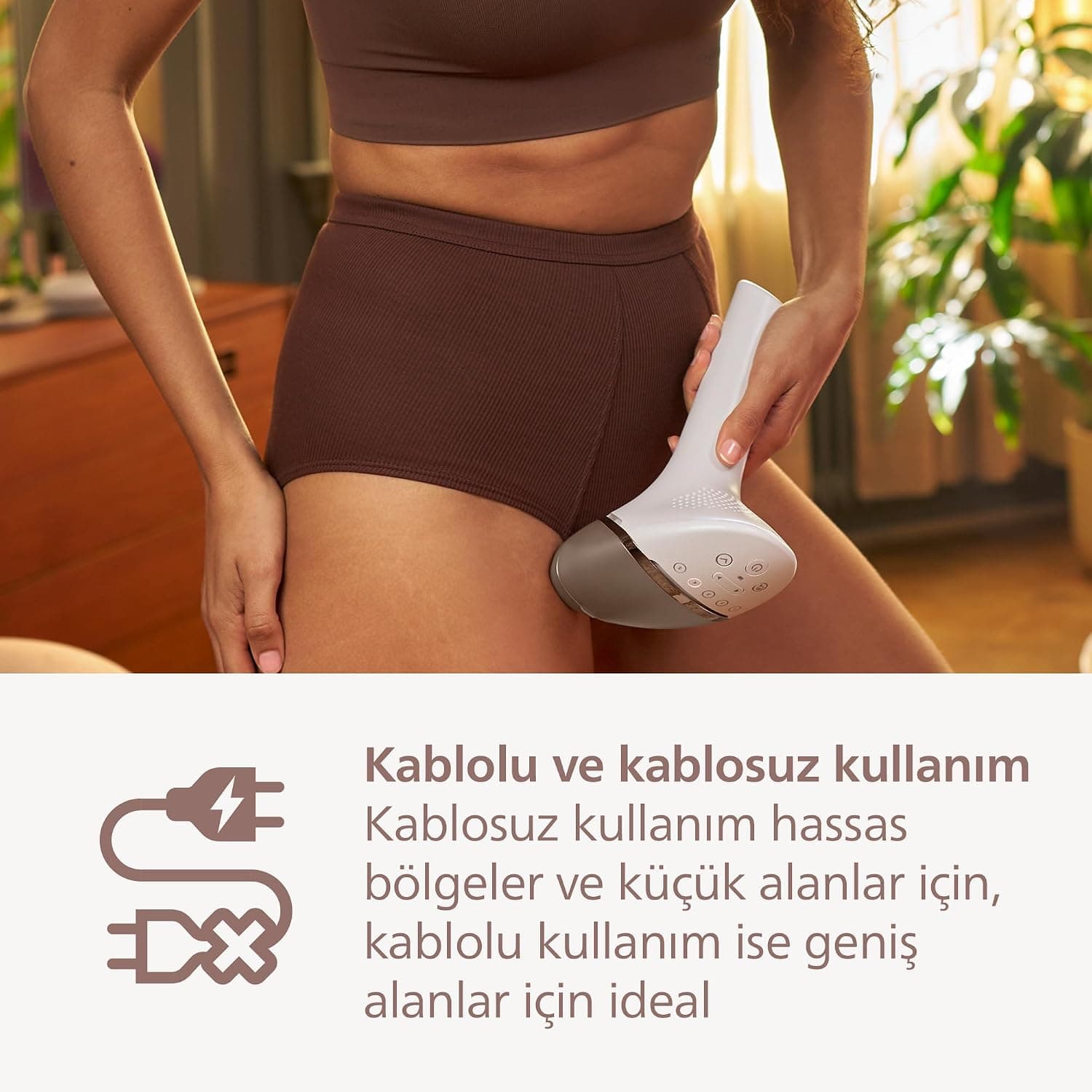 دستگاه رفع موهای زائد IPL Philips سری Lumea 9900 با اپلیکیشن SkinAI، مدل BRI953/01، 3 سری و کیف دستگاه رفع موهای زائد IPL Philips سری Lumea 9900 با اپلیکیشن SkinAI، مدل BRI953/01، 3 سری و کیف