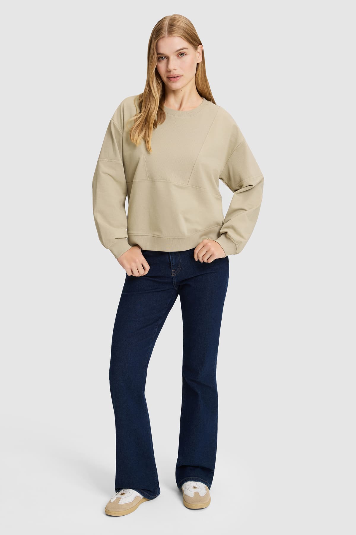 سوئیشرت زنانه U.S. Polo Assn. رنگ خاکی روشن مدل 50329004-VR183 سوئیشرت زنانه U.S. Polo Assn. رنگ خاکی روشن مدل 50329004-VR183