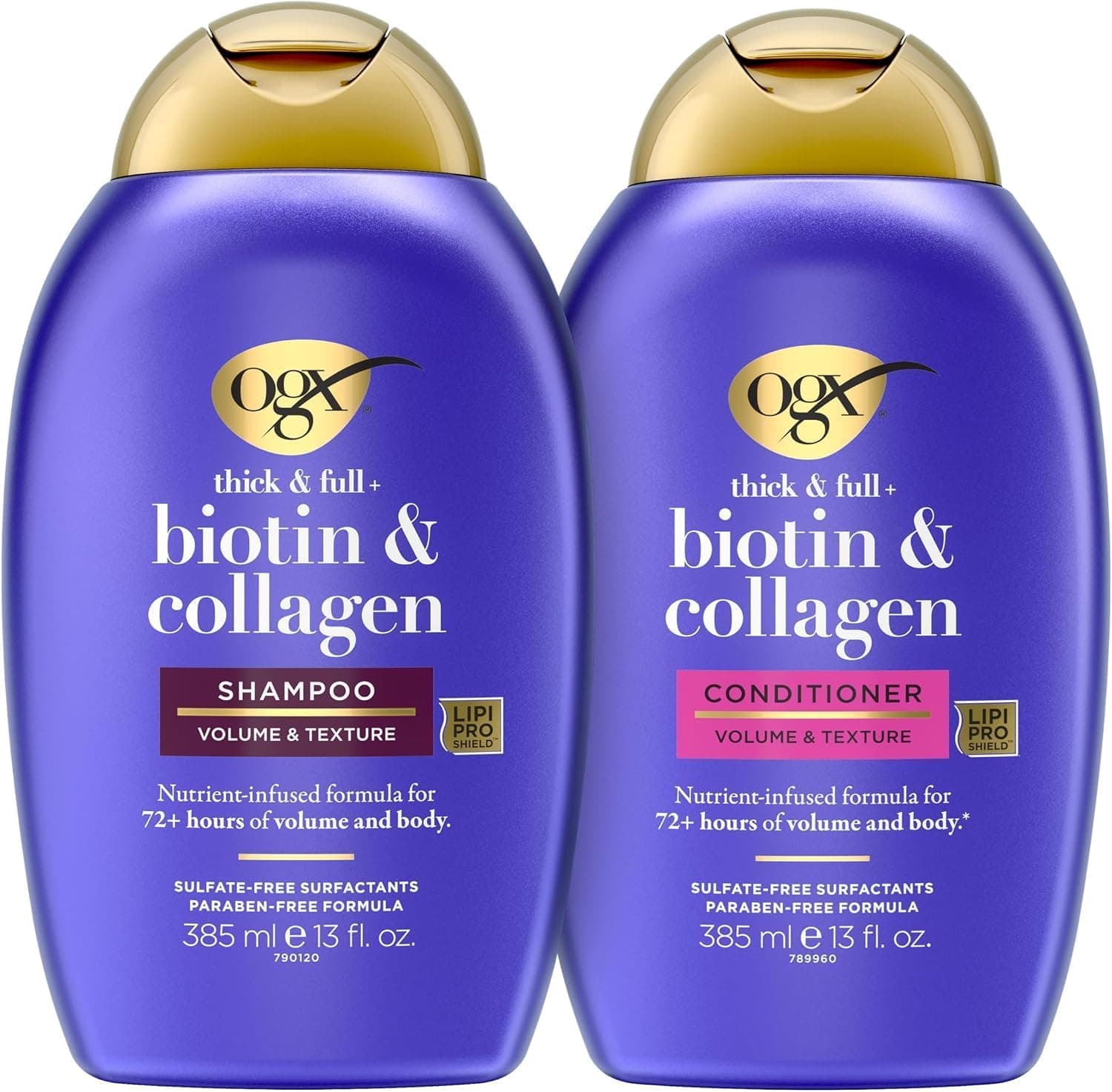 شامپو OGX مدل Thick & Full+ Biotin & Collagen 385ML شامپو OGX مدل Thick & Full+ Biotin & Collagen 385ML