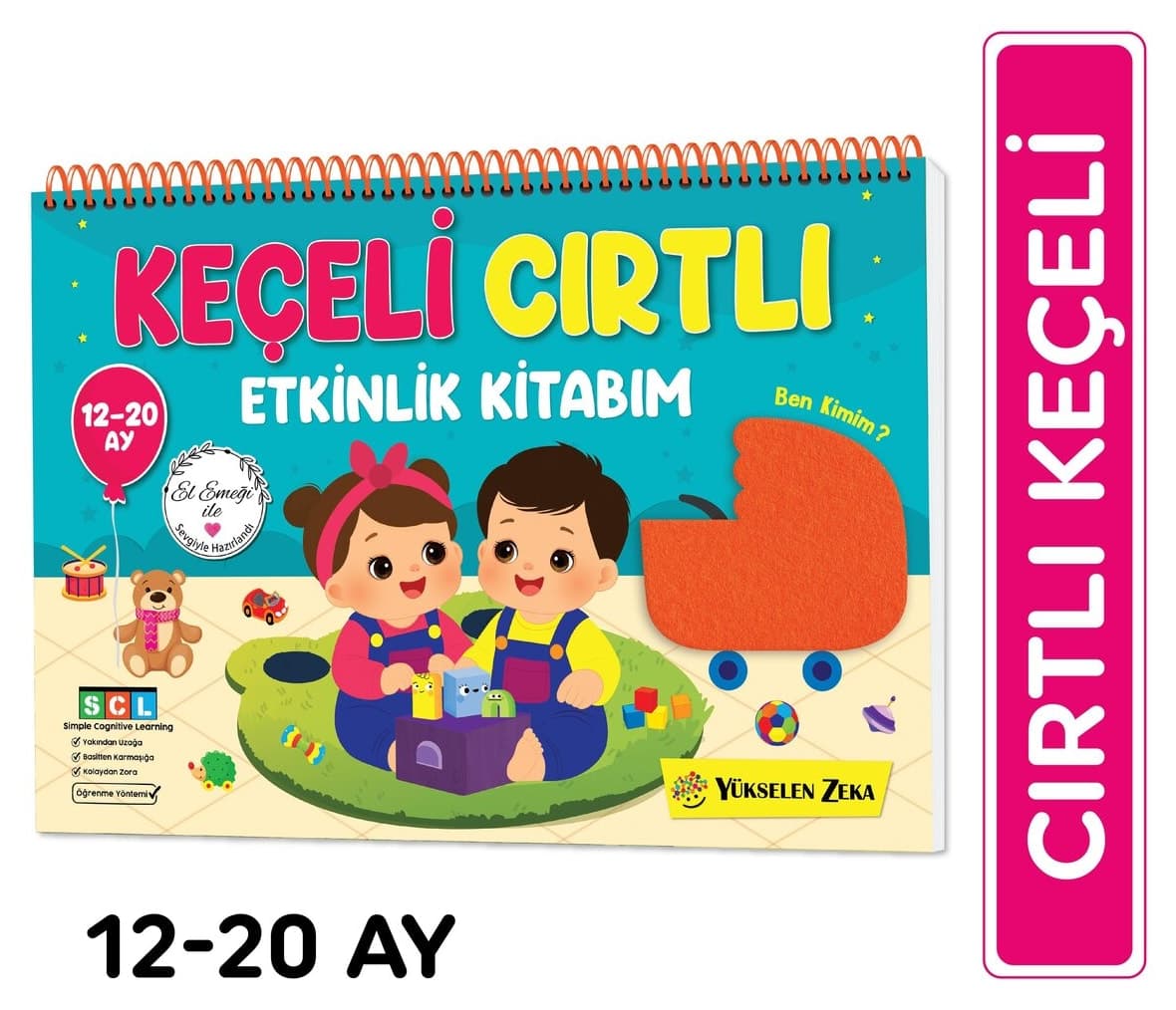 کتاب فعالیت نمدی چسبدار Yükselen Zeka ۱۲ تا ۲۰ ماه کتاب فعالیت نمدی چسبدار Yükselen Zeka ۱۲ تا ۲۰ ماه