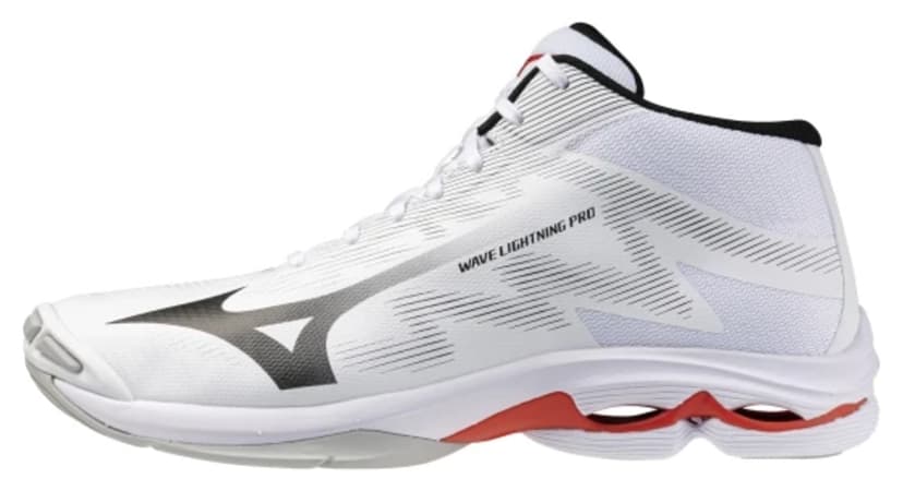 کفش والیبال یونیسکس Mizuno Wave Lightning Pro MID سفید کفش والیبال یونیسکس Mizuno Wave Lightning Pro MID سفید