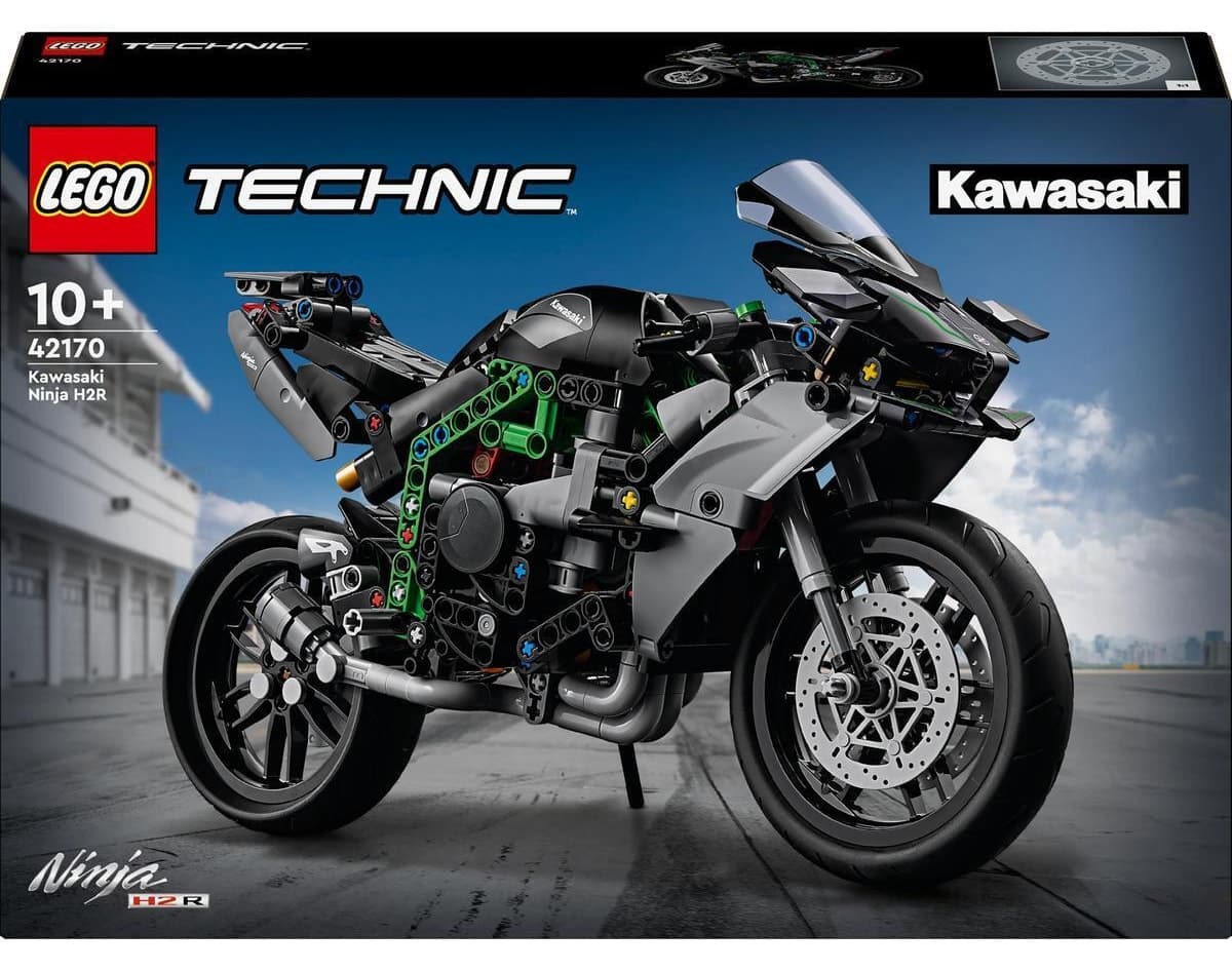 لگو Technic موتورسیکلت Kawasaki Ninja H2R مدل 42170 با 643 قطعه لگو Technic موتورسیکلت Kawasaki Ninja H2R مدل 42170 با 643 قطعه