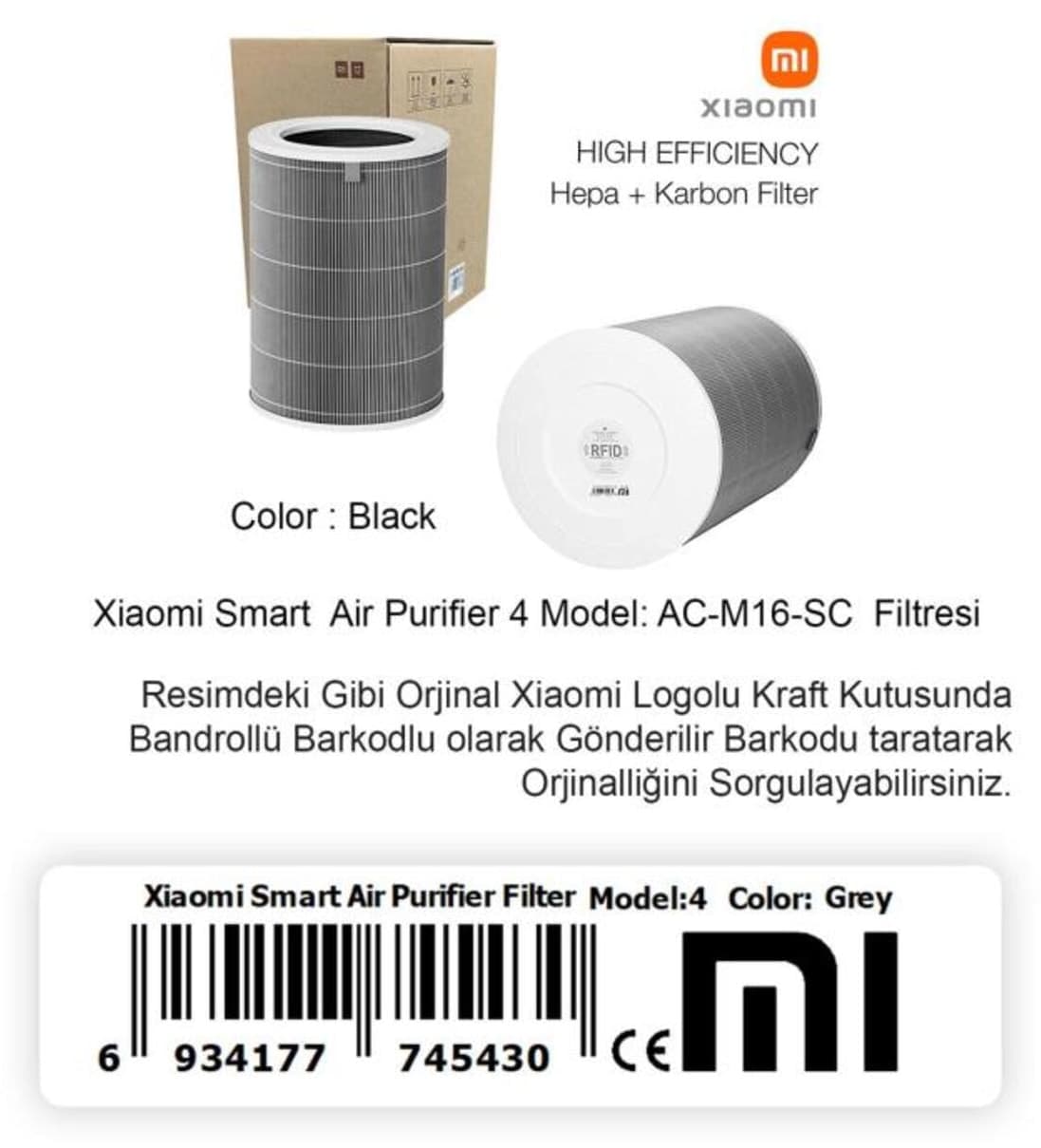دستگاه تصفیه هوا Xiaomi فیلتر HEPA مدل Mi Smart Air Purifier 4 دستگاه تصفیه هوا Xiaomi فیلتر HEPA مدل Mi Smart Air Purifier 4