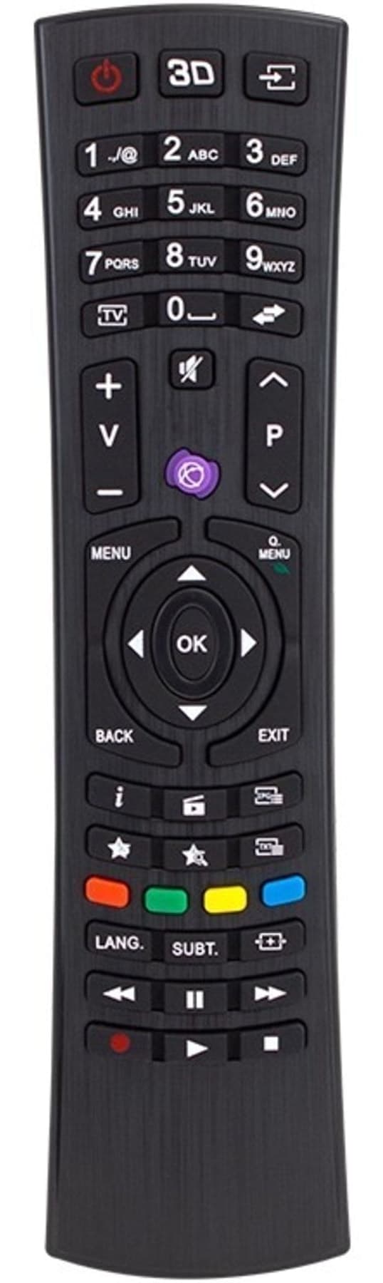 ریموت کنترل تلویزیون VESTEL سازگار با regal seg 3D Smart LED با دکمه بنفش ریموت کنترل تلویزیون VESTEL سازگار با regal seg 3D Smart LED با دکمه بنفش