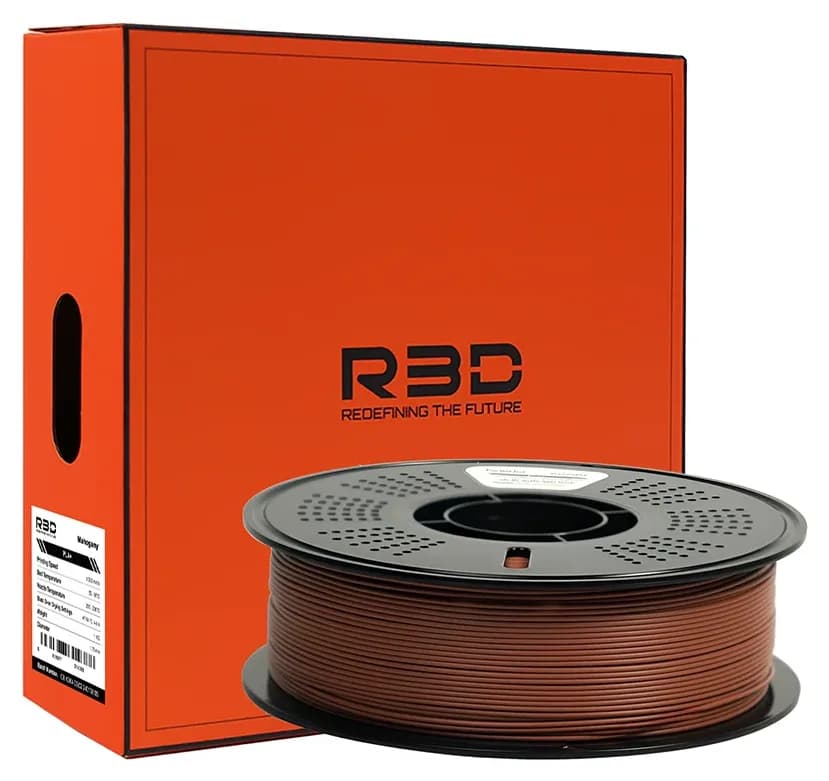 فیلامنت R3D PLA+ رنگ ماهوگنی فیلامنت R3D PLA+ رنگ ماهوگنی