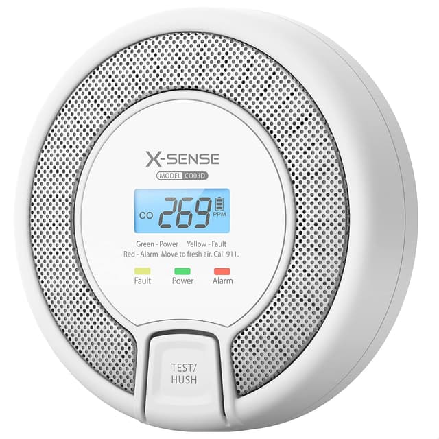 آشکارساز منوکسید کربن X-Sense نمایشگر دیجیتال باتری قابل تعویض مدل CO03D آشکارساز منوکسید کربن X-Sense نمایشگر دیجیتال باتری قابل تعویض مدل CO03D