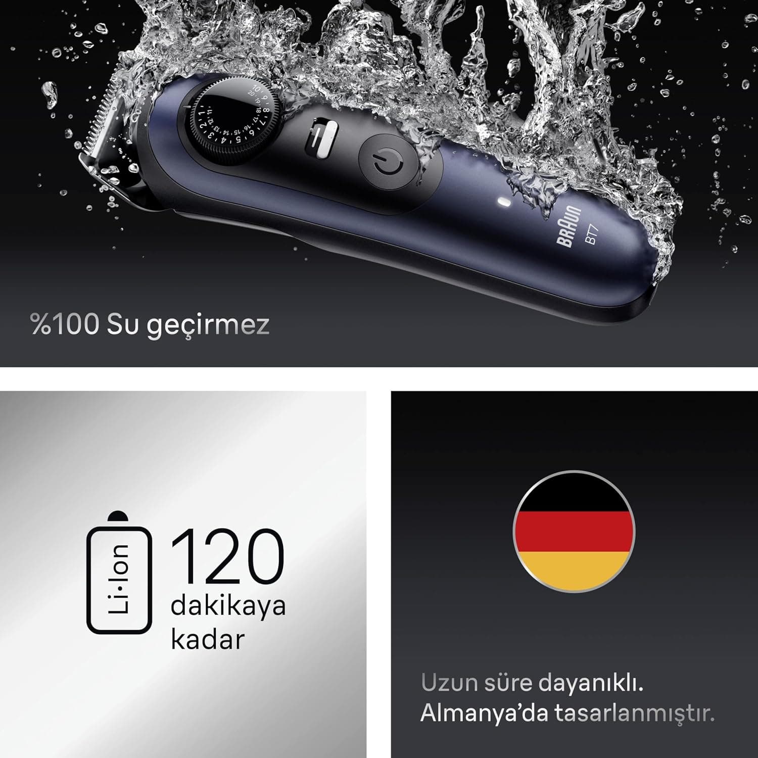ماشین اصلاح ریش مردانه Braun Series 7 با +10 ملحق بربری ProBlade مدل BT7540 ماشین اصلاح ریش مردانه Braun Series 7 با +10 ملحق بربری ProBlade مدل BT7540