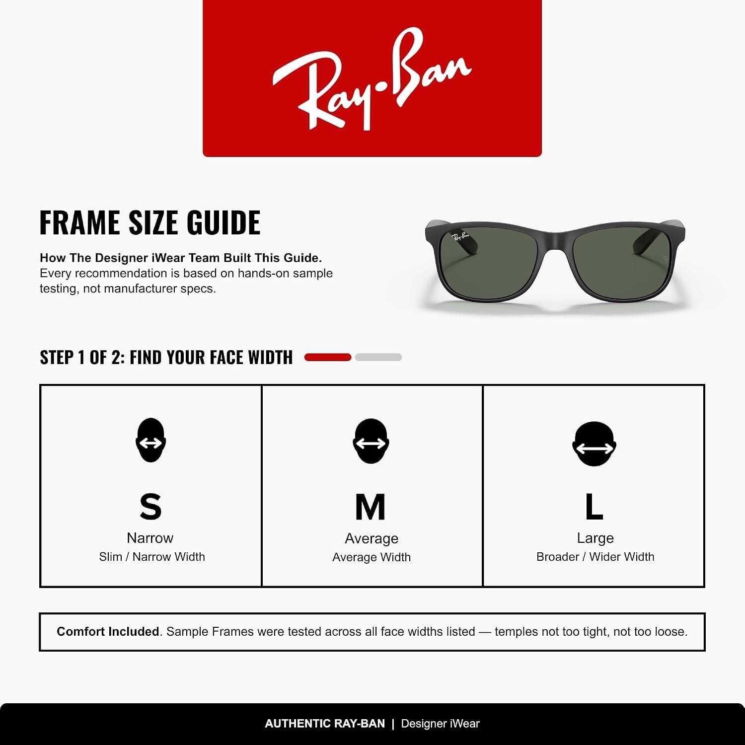 عینک آفتابی Ray-Ban Andy Wayfarer مدل RB4202 عینک آفتابی Ray-Ban Andy Wayfarer مدل RB4202