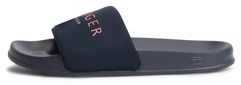 دمپایی مردانه Tommy Hilfiger با لوگوی برجسته کف راحتی سرمهای دمپایی مردانه Tommy Hilfiger با لوگوی برجسته کف راحتی سرمهای