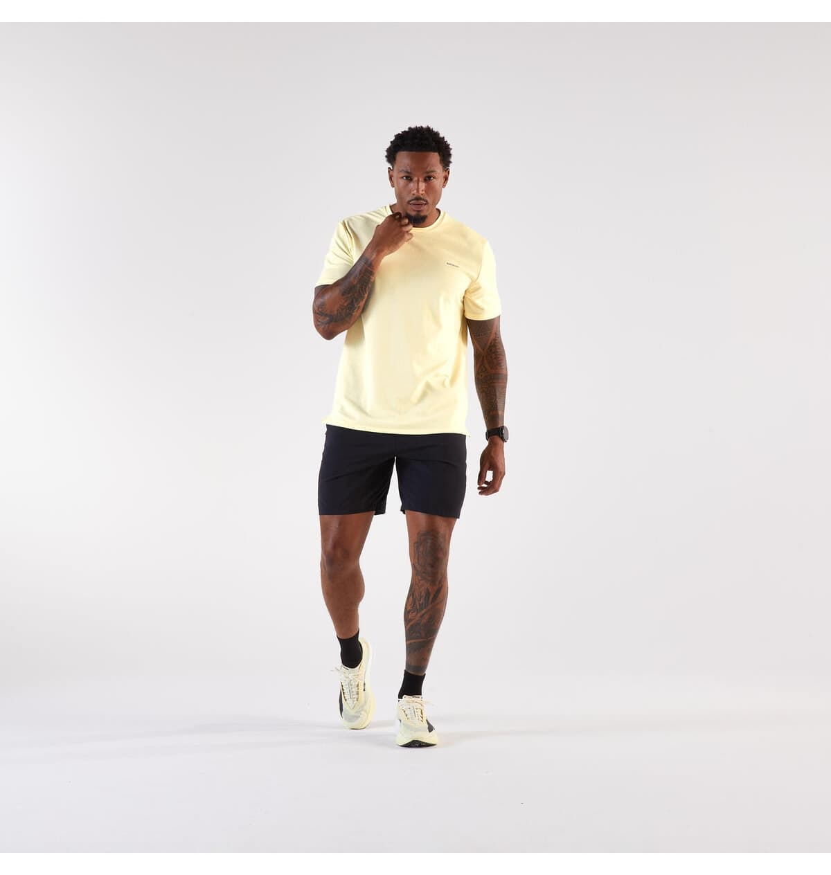 تیشرت مردانه دویدن Decathlon زرد مدل Kiprun Run 500 تیشرت مردانه دویدن Decathlon زرد مدل Kiprun Run 500