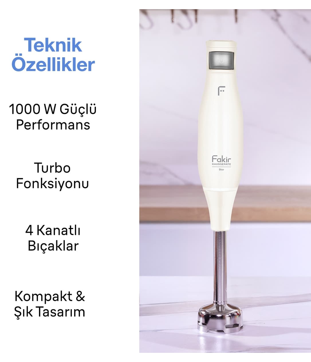 ست مخلوطکن Fakir کرم ست مخلوطکن Fakir کرم