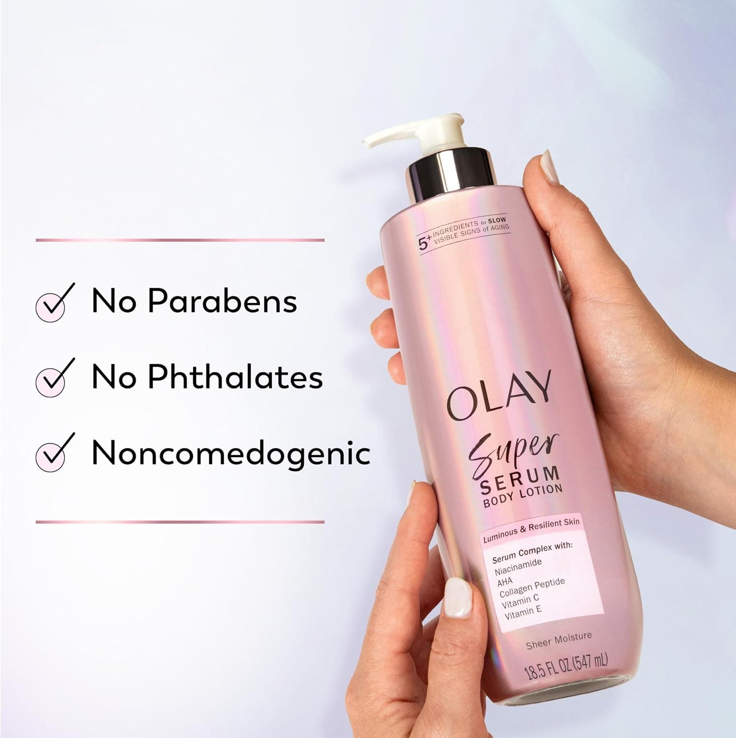 لوسیون بدن زنانه Olay با سرم AHA کاهش تیرگی پوست 17 fl oz لوسیون بدن زنانه Olay با سرم AHA کاهش تیرگی پوست 17 fl oz