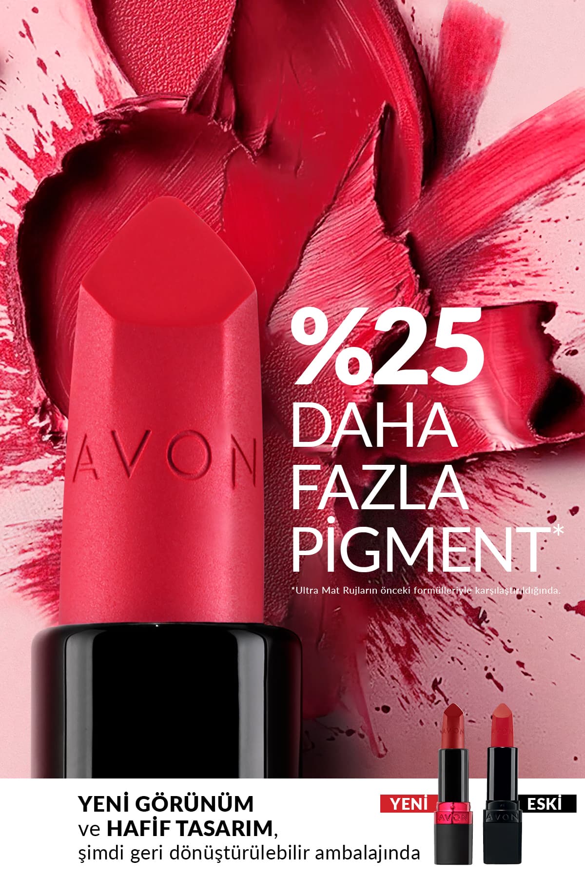 رژ لب Avon Ultra Mat مدل Ruby Kiss رژ لب Avon Ultra Mat مدل Ruby Kiss
