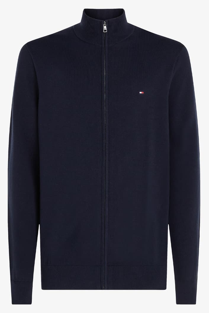 هودی مردانه Tommy Hilfiger نخی ESSENTIAL زیپدار هودی مردانه Tommy Hilfiger نخی ESSENTIAL زیپدار