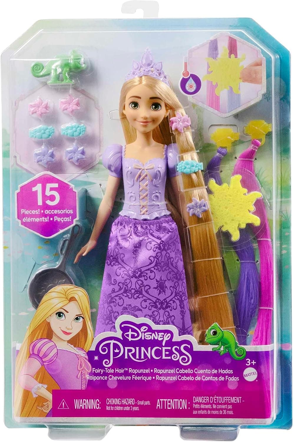 عروسک راپونزل Mattel با موهای افسانهای پرنسس دیزنی عروسک راپونزل Mattel با موهای افسانهای پرنسس دیزنی
