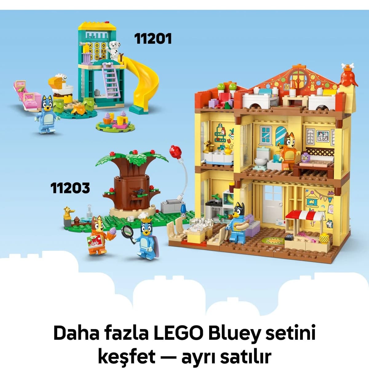 لگو گردش خانوادگی به ساحل Bluey 133 قطعه مدل 11202 لگو گردش خانوادگی به ساحل Bluey 133 قطعه مدل 11202