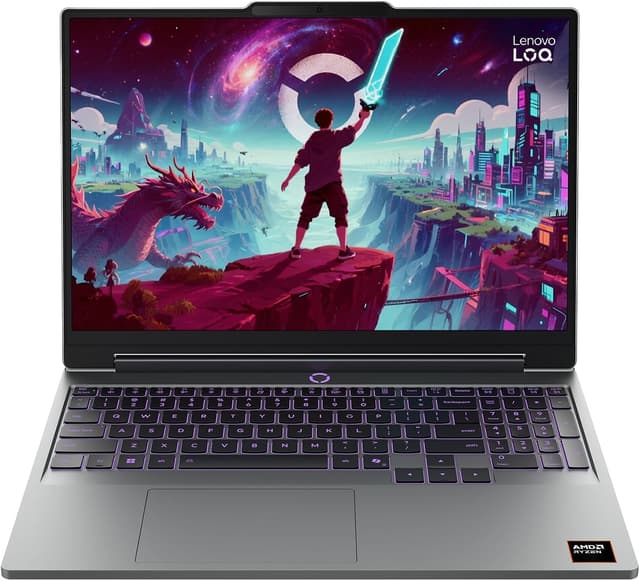 لپتاپ گیمینگ Lenovo LOQ با نمایشگر 15.3 اینچی WUXGA 165Hz، AMD Ryzen 7 250، رم 16GB، SSD 1TB، NVIDIA GeForce RTX 5060، Windows 11، QWERTZ، خاکستری، 3 Month GamePass لپتاپ گیمینگ Lenovo LOQ با نمایشگر 15.3 اینچی WUXGA 165Hz، AMD Ryzen 7 250، رم 16GB، SSD 1TB، NVIDIA GeForce RTX 5060، Windows 11، QWERTZ، خاکستری، 3 Month GamePass
