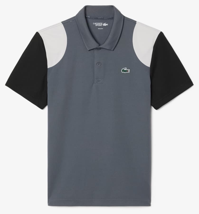 پولو مردانه Lacoste SPORT فیت معمولی رنگبلوک خاکستری پولو مردانه Lacoste SPORT فیت معمولی رنگبلوک خاکستری