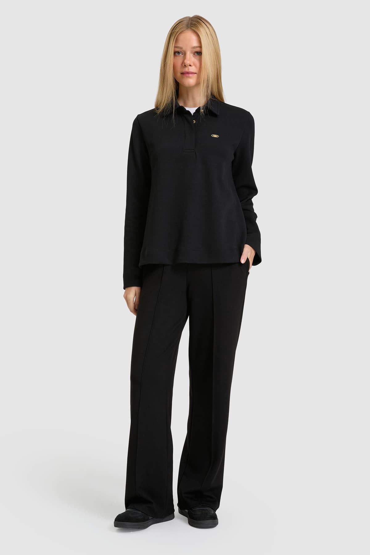 سوئیشرت زنانه U.S. Polo Assn. مشکی مدل 50326717-VR046 سوئیشرت زنانه U.S. Polo Assn. مشکی مدل 50326717-VR046