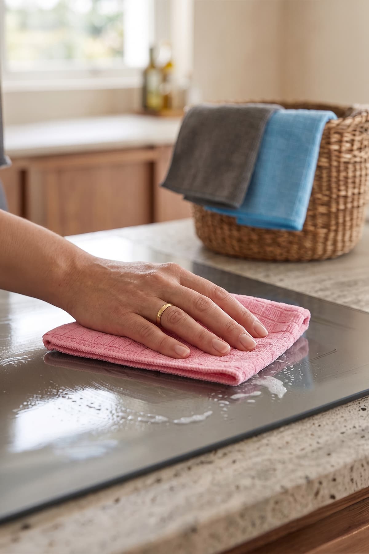 دستمال آشپزخانه 3 عددی MissClean جاذب آب و ضدلک 40*40 Cm دستمال آشپزخانه 3 عددی MissClean جاذب آب و ضدلک 40*40 Cm