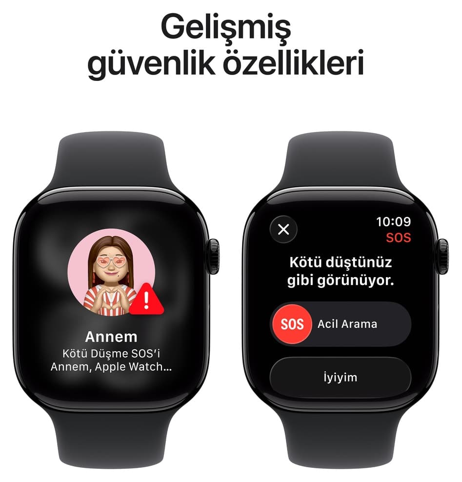 ساعت هوشمند Apple Watch Series 11 GPS 46mm بدنه آلومینیومی مشکی بند اسپرت مشکی M/L ساعت هوشمند Apple Watch Series 11 GPS 46mm بدنه آلومینیومی مشکی بند اسپرت مشکی M/L