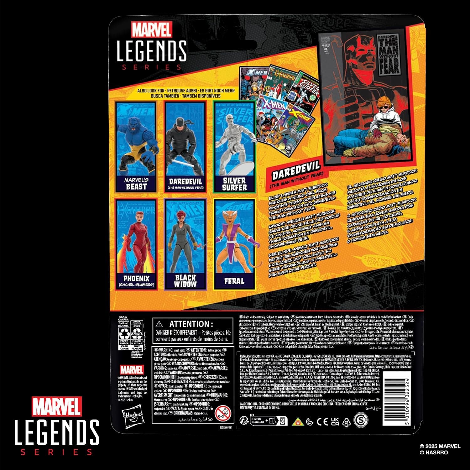اکشن فیگور کلکسیونی Marvel Legends Series Daredevil, The Man Without Fear الهامگرفته از کمیک، مقیاس 6 اینچ با اکسسوری هماندازه شخصیت اکشن فیگور کلکسیونی Marvel Legends Series Daredevil, The Man Without Fear الهامگرفته از کمیک، مقیاس 6 اینچ با اکسسوری هماندازه شخصیت