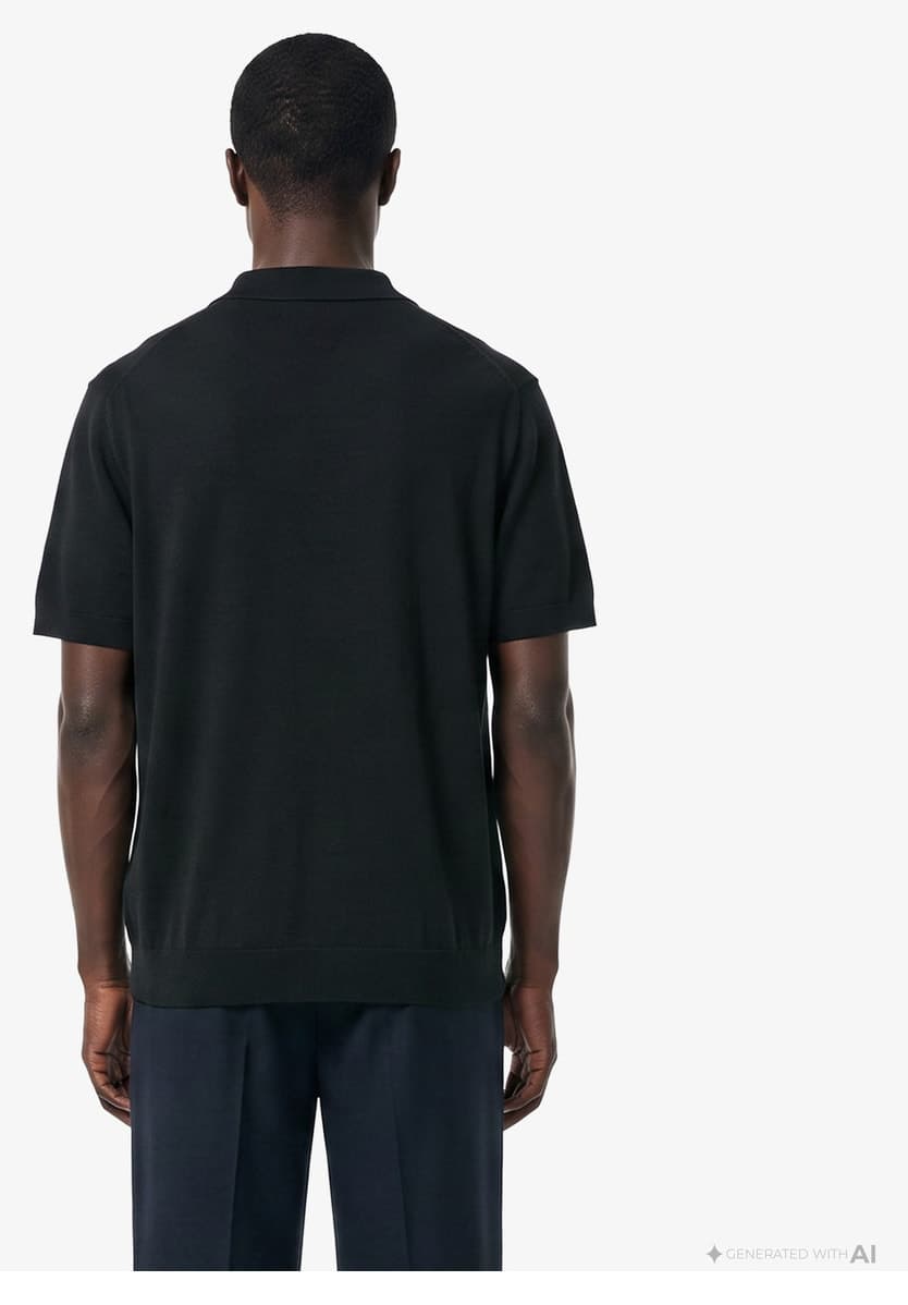 پولوشرت مردانه Lacoste فیت معمولی آستین کوتاه یقه پولو پشمی سبز تیره پولوشرت مردانه Lacoste فیت معمولی آستین کوتاه یقه پولو پشمی سبز تیره