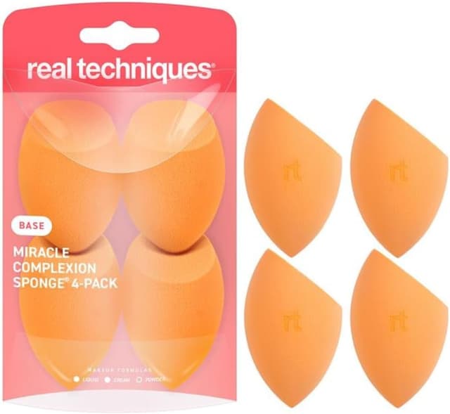 اسفنج آرایشی ۴ عددی REAL TECHNIQUES مدل RT-1553 اسفنج آرایشی ۴ عددی REAL TECHNIQUES مدل RT-1553