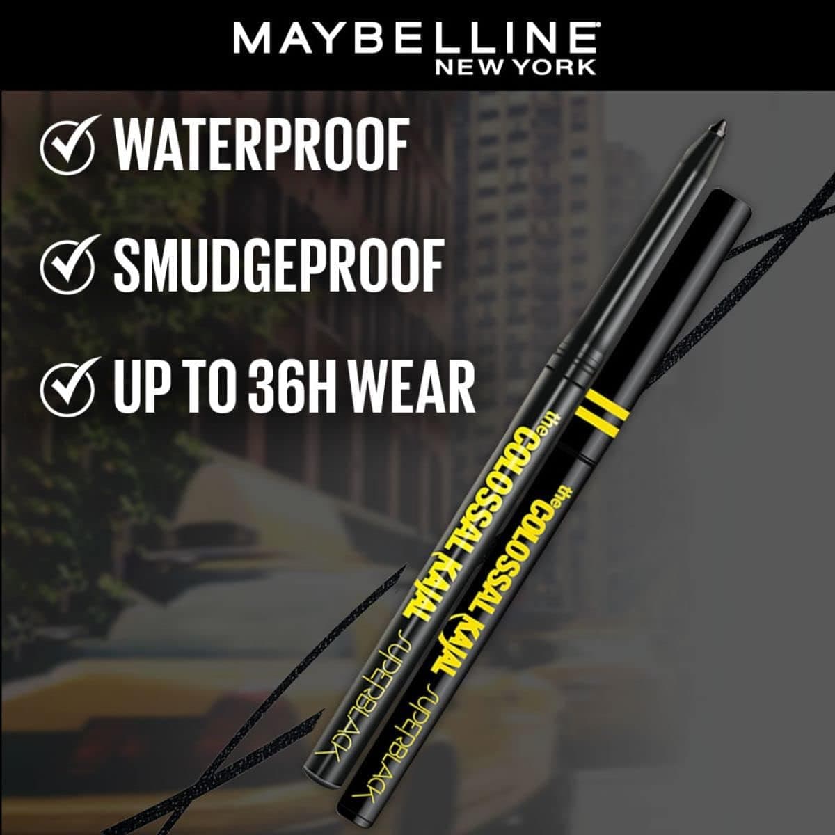 مداد چشم MAYBELLINE مشکی مدل Colossal Kajal 0.35G مداد چشم MAYBELLINE مشکی مدل Colossal Kajal 0.35G