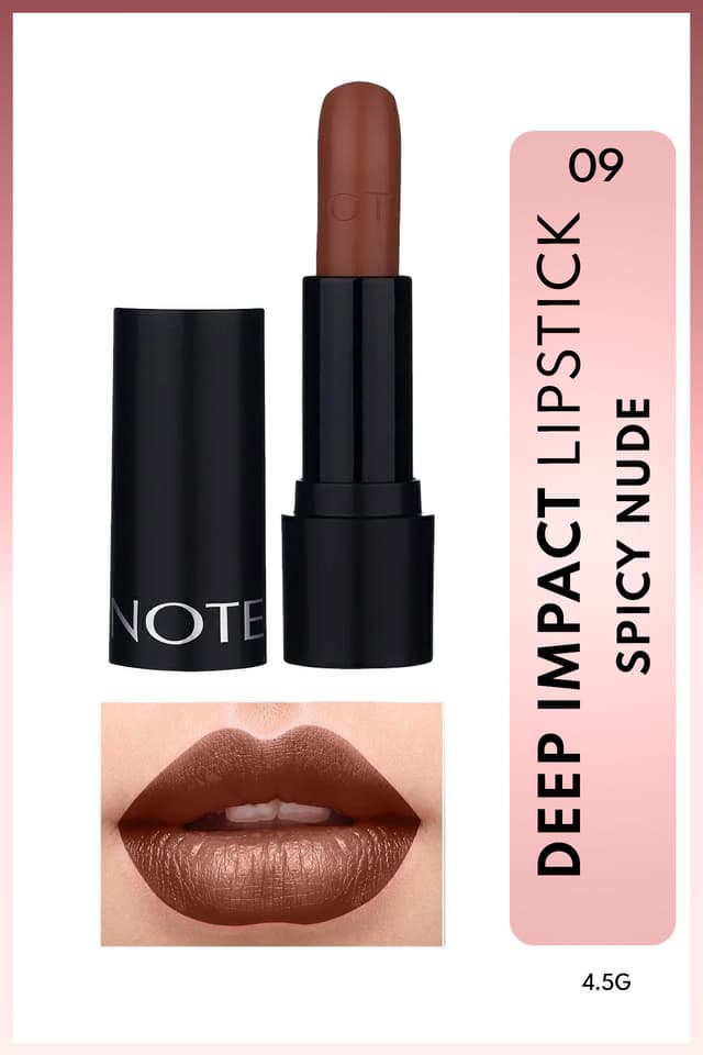 رژ لب Note Cosmetics کرمی نیمه براق مدل 09 Spicy Nude قهوهای رژ لب Note Cosmetics کرمی نیمه براق مدل 09 Spicy Nude قهوهای