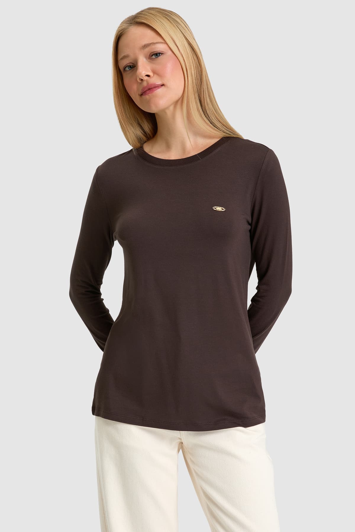 سوئیشرت زنانه U.S. Polo Assn. قهوهای تیره مدل 50332055-VR084 سوئیشرت زنانه U.S. Polo Assn. قهوهای تیره مدل 50332055-VR084