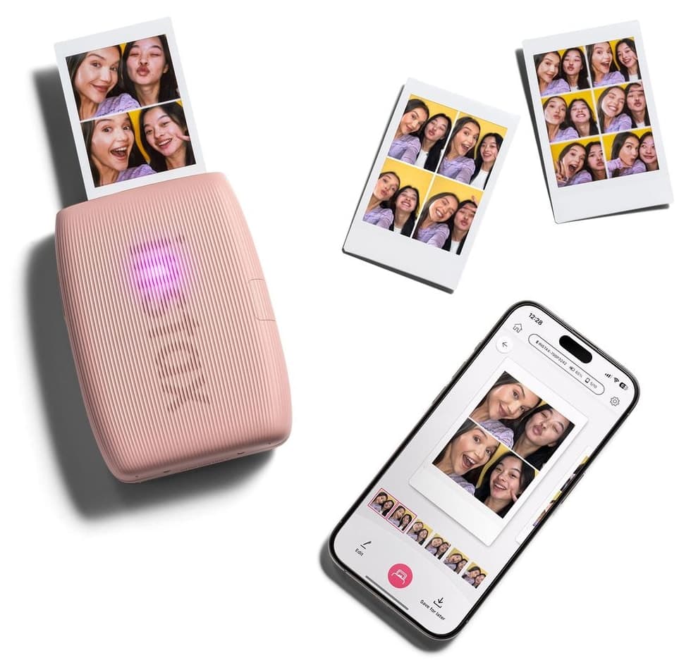 چاپگر هوشمند موبایل Fujifilm صورتی Instax Mini Link 3 چاپگر هوشمند موبایل Fujifilm صورتی Instax Mini Link 3