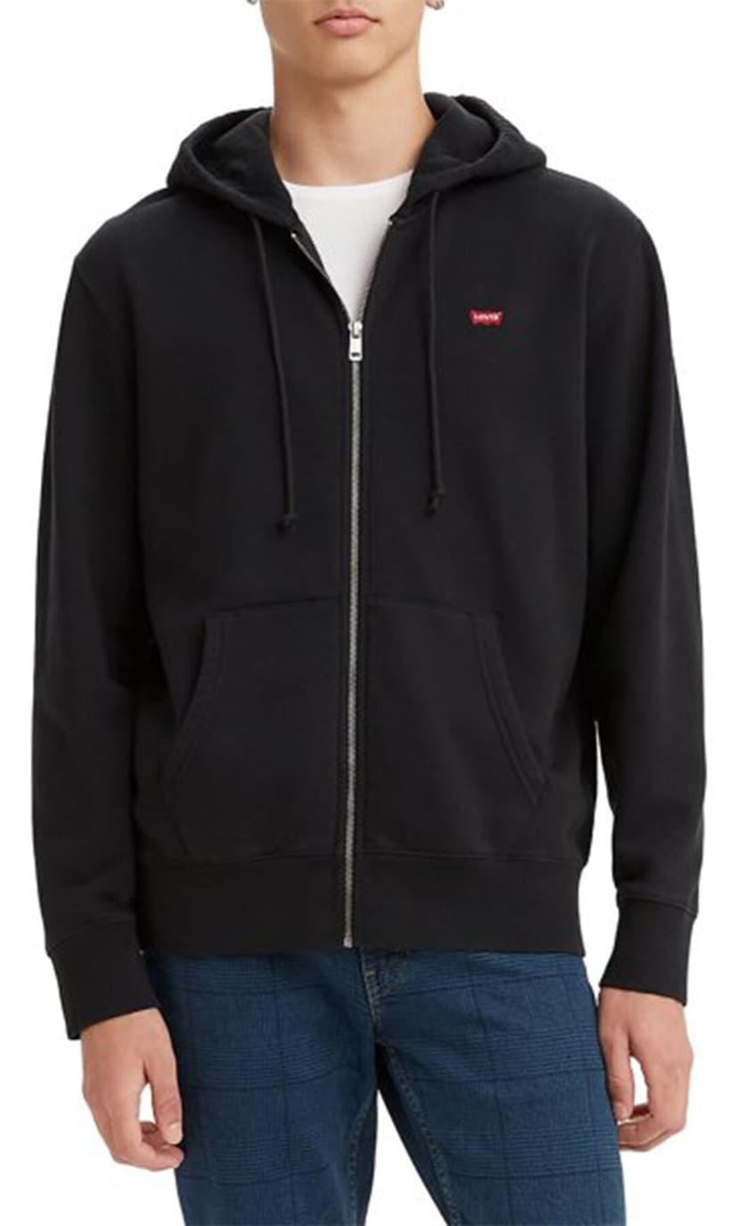 سوئیشرت مردانه Levi's با کاپوت و زیپ مشکی مدل a4915-0001 سوئیشرت مردانه Levi's با کاپوت و زیپ مشکی مدل a4915-0001
