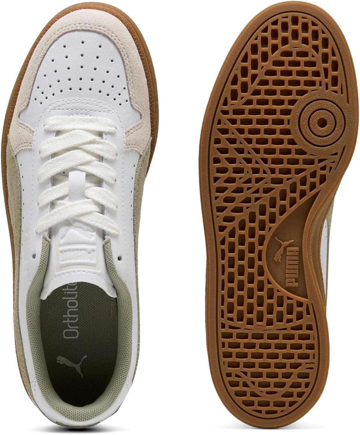 کفش ورزشی داخل سالن یونیسکس PUMA سفید مدل 401360 کفش ورزشی داخل سالن یونیسکس PUMA سفید مدل 401360