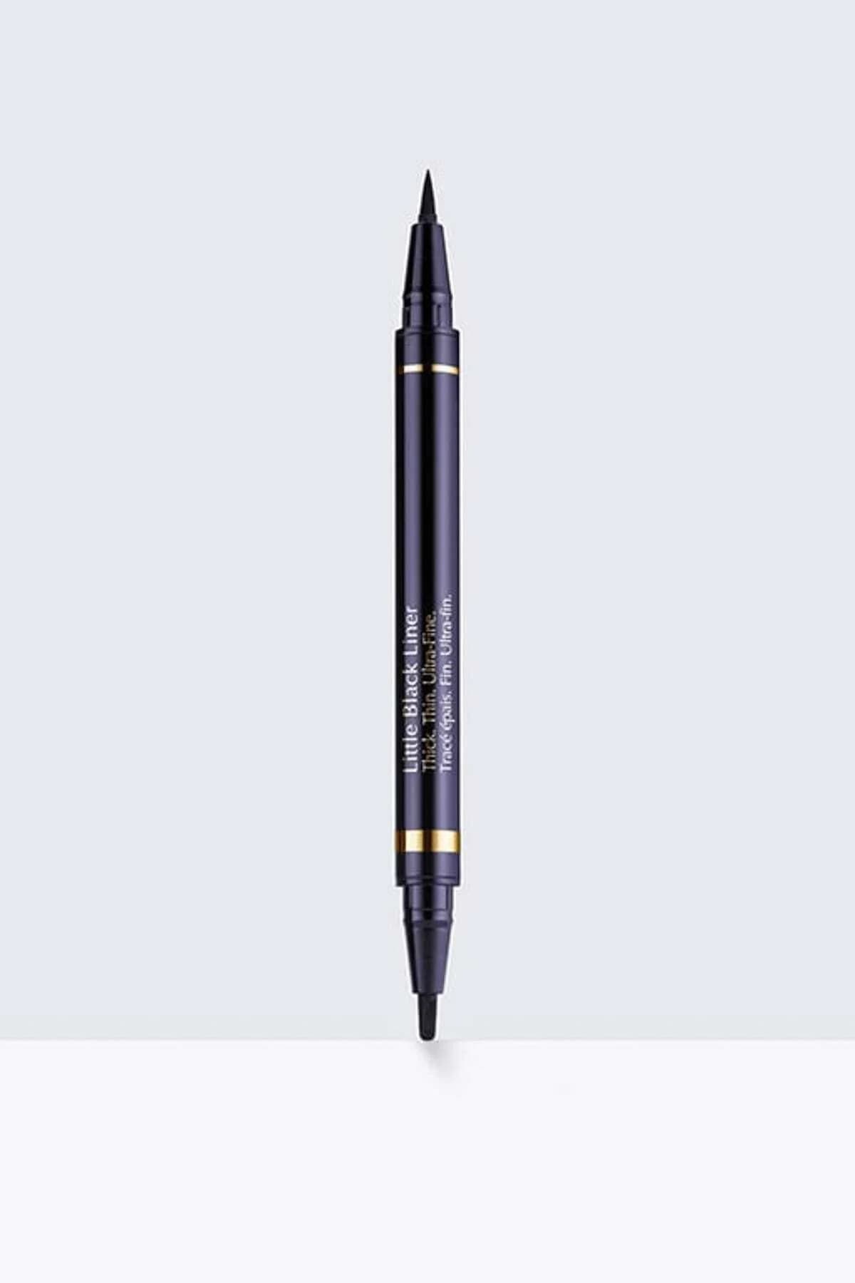 خط چشم مایع Estee Lauder Little Black Liner مشکی با نوک ضخیم، نازک و بسیار نازک رنگ 01 Onyx خط چشم مایع Estee Lauder Little Black Liner مشکی با نوک ضخیم، نازک و بسیار نازک رنگ 01 Onyx