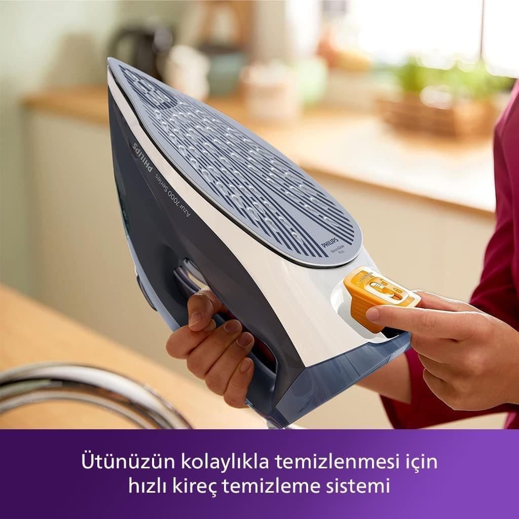 اتو بخار PHILIPS سری 7000 با کفی SteamGlide Plus، توان 2800W، بخار لحظهای 250 g، بخار مداوم 50 g/dk، خاموشی خودکار، رسوبزدایی سریع مدل DST7030/20 اتو بخار PHILIPS سری 7000 با کفی SteamGlide Plus، توان 2800W، بخار لحظهای 250 g، بخار مداوم 50 g/dk، خاموشی خودکار، رسوبزدایی سریع مدل DST7030/20