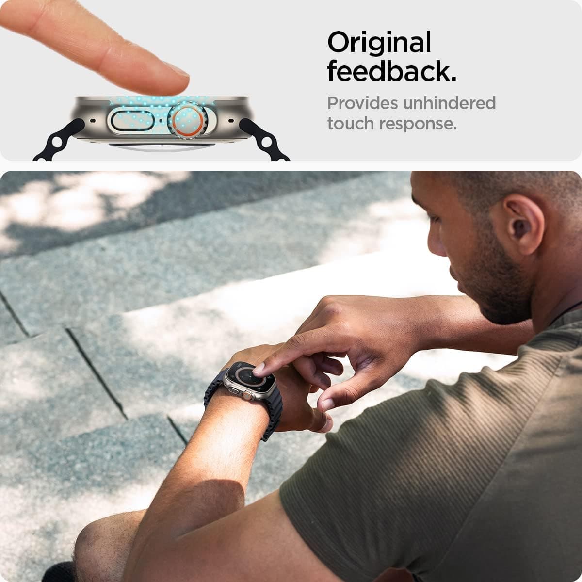 محافظ صفحه Spigen GLAStR EZ Fit Apple Watch ULTRA 4/3/2/1 49mm 2 عددی محافظ صفحه Spigen GLAStR EZ Fit Apple Watch ULTRA 4/3/2/1 49mm 2 عددی