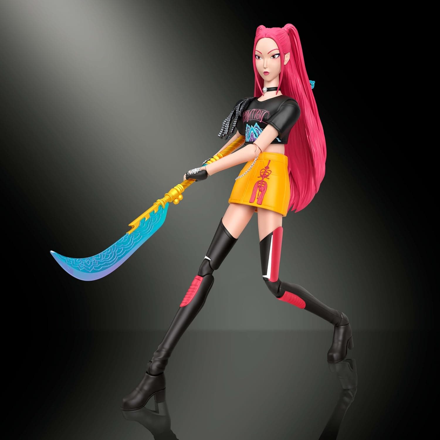 فیگور اکشن Mattel سری K POP Demon Hunters مدل Mira فیگور اکشن Mattel سری K POP Demon Hunters مدل Mira