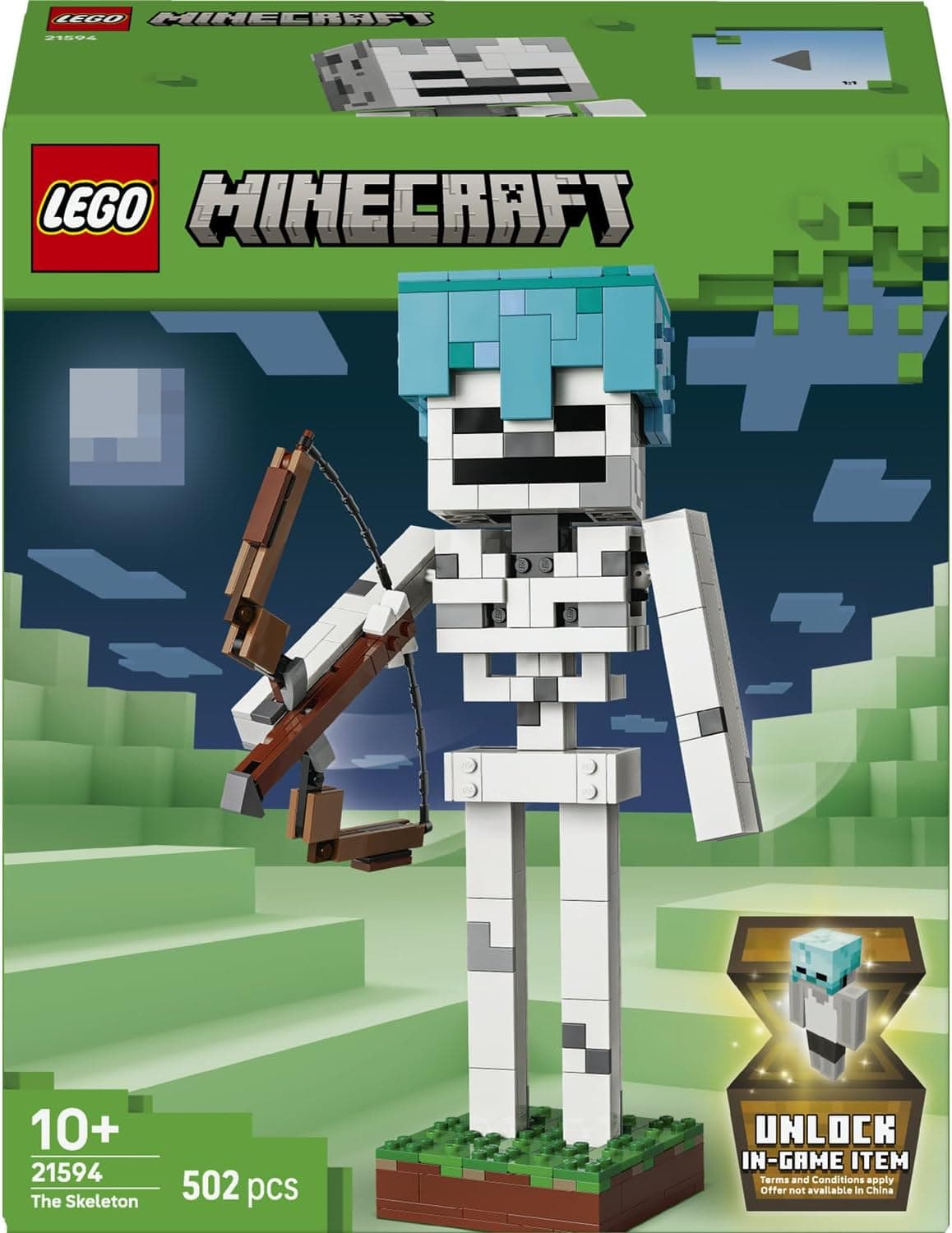 لگو Minecraft اسکلت مدل 21594 لگو Minecraft اسکلت مدل 21594