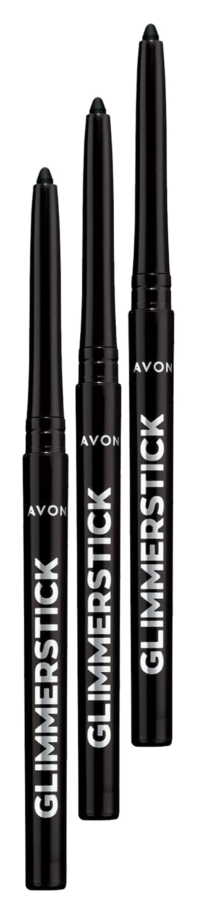 مداد چشم بازشونده Avon مدل Glimmersticks ست سهتایی Blackest Black مداد چشم بازشونده Avon مدل Glimmersticks ست سهتایی Blackest Black