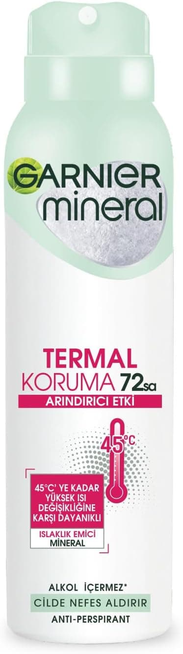 اسپری دئودورانت Garnier با محافظت حرارتی معدنی اسپری دئودورانت Garnier با محافظت حرارتی معدنی