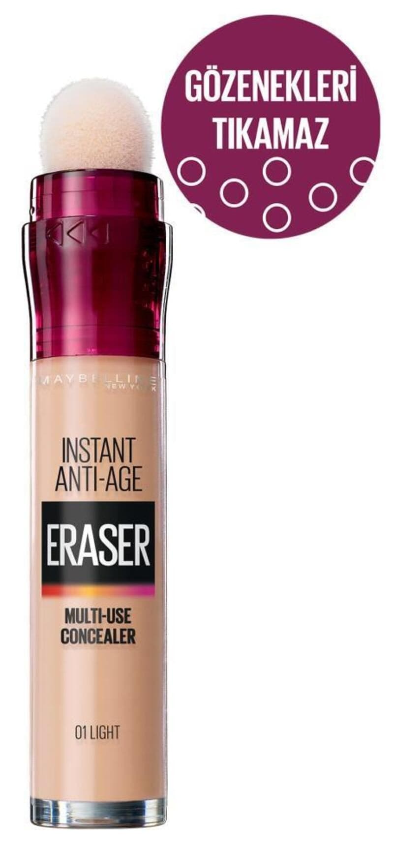 کانسیلر Maybelline New York Instant Anti Age Eraser ضد پیری رنگ شماره 01 روشن کانسیلر Maybelline New York Instant Anti Age Eraser ضد پیری رنگ شماره 01 روشن